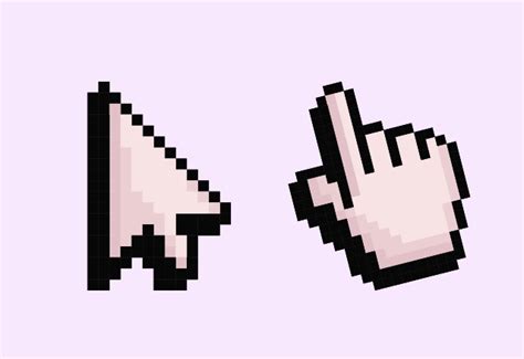 Default Pink Pixel Cute Cursor