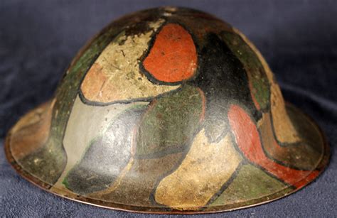 Camouflage Painted Doughboy Helmet | Lest We Forget | World War I ...