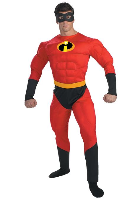 Mr. Incredible Deluxe Muscle Plus Size Costume - Halloween Costume ...