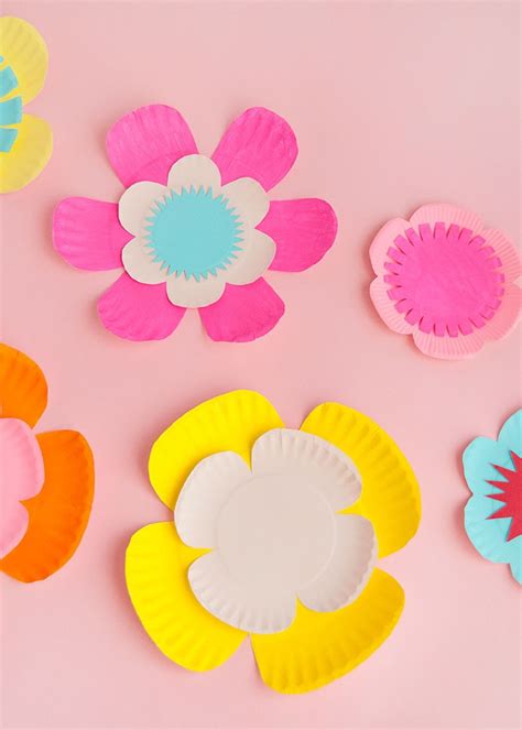 How to Make Paper Plate Flowers | Handmade Charlotte