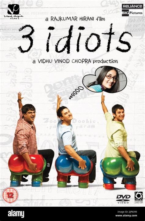 MADHAVAN, AAMIR KHAN, SHARMAN JOSHI POSTER, 3 IDIOTS, 2009 Stock Photo ...