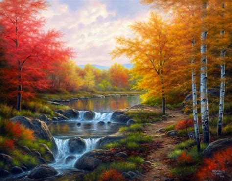 Thomas Kinkade Fall Paintings - 1920x1500 Wallpaper - teahub.io