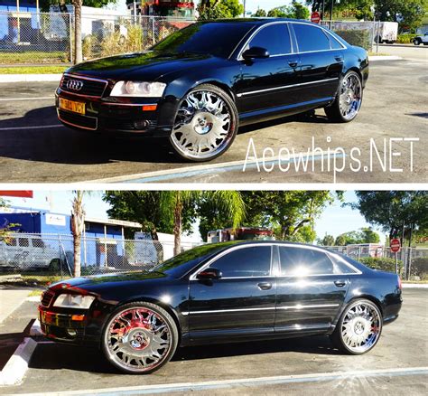 Ace-1: Black Audi A8 on 26" Forgiatos