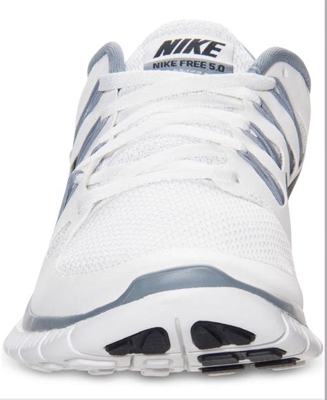 Lyst - Nike Men'S Free 5.0+ Running Sneakers From Finish Line in White ...