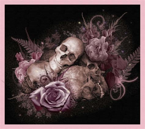 Share more than 65 love skull and roses wallpaper super hot - in.cdgdbentre