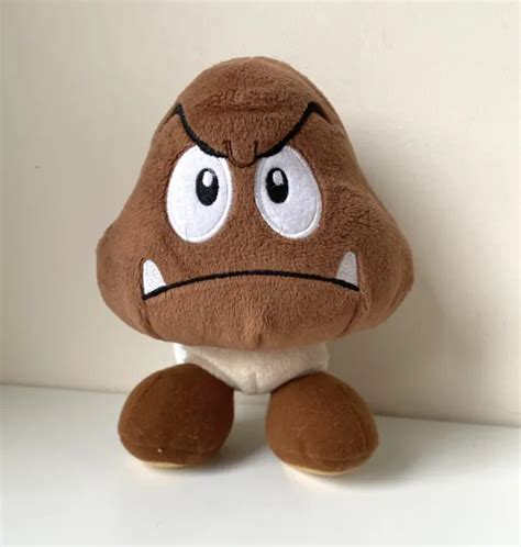 JAKKS NINTENDO SUPER Mario Sad/Angry Goomba Gumbo Stuffed Animal Plush ...