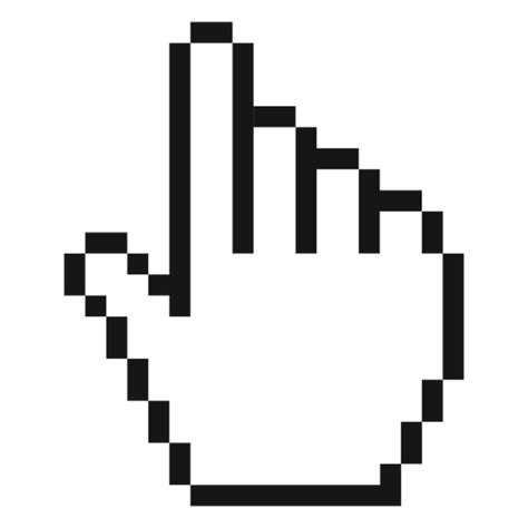 Pixel hand cursor icon #AD , #Paid, #Sponsored, #hand, #cursor, #icon ...