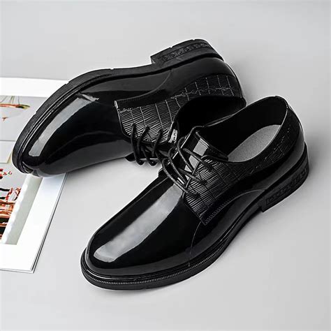 New Men's Leather Shoes Men's Business Formal Wear Shoes Casual Soft ...