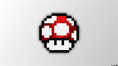 Mushroom wall decor, pixel art, Trixel, Super Mario, mushroom HD ...