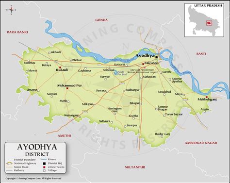 Where Is Ayodhya In India Map Map | The Best Porn Website