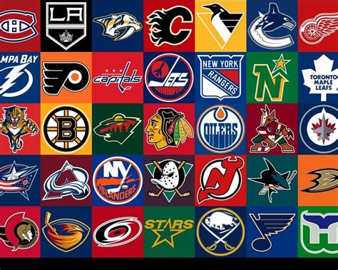 NHL Hockey Teams Logos