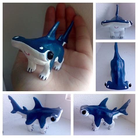 Hammerhead Shark Puppy by TinyThumbs | Clay art projects, Monster ...