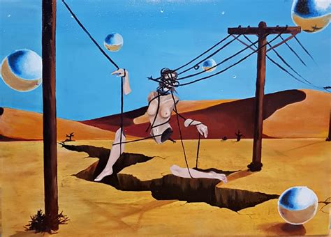 "The Desert of the Real" an Oil painting by Me, a Tribute to Salvador ...