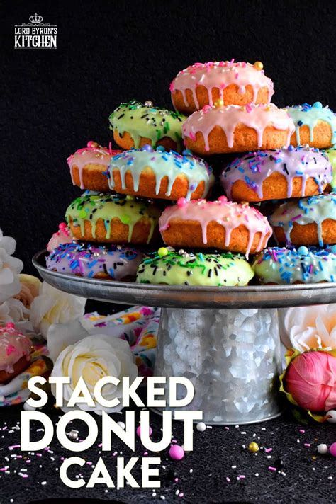 Stacked Donut Cake - Lord Byron's Kitchen