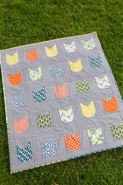 Cat Face Quilt » Loganberry Handmade