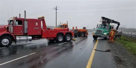 No Injuries as Flatbed Truck Leaves Highway Near Paradise | VOCM