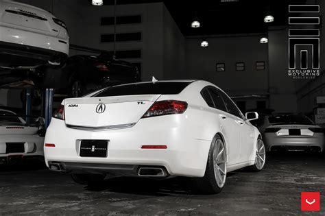 Clean Acura TL on Vossen VFS1 Custom Rims | CARiD.com Gallery