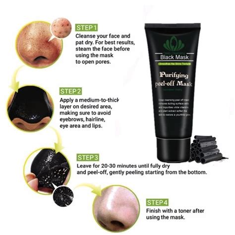 Deep Cleansing Blackhead Removal Charcoal Black Mask