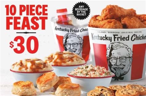 KFC Launches New $30 10-Piece Feast - The Fast Food Post