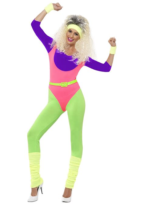 Women's 80s Workout Costume