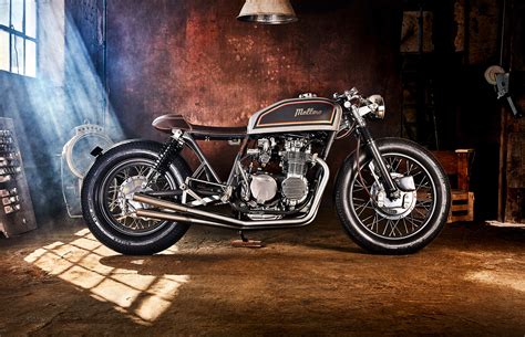 FOUR POT SUPERSHOT. A Classic Honda CB550 Cafe Racer from Mellow ...