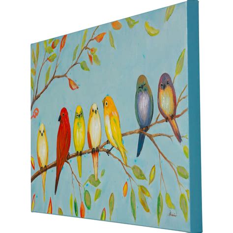 Y Decor Love Birds Original Painting on Canvas | Wayfair.ca