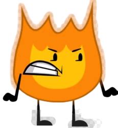 Angry Firey (BFDI) (PNG) by convbobcat on DeviantArt