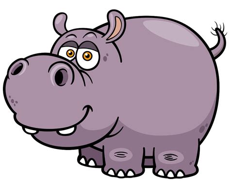 Onlinelabels Clip Art Cartoon Hippo