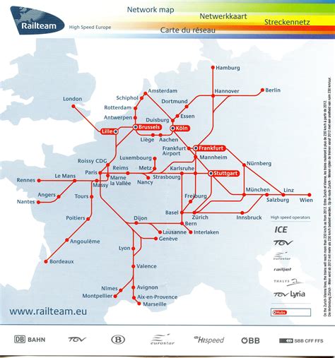 High Speed Rail Map Of Europe Europe | Images and Photos finder