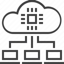 Cloud, on premise, server, service, storage, computing, data icon ...