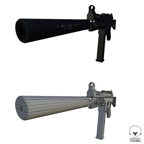 3dsmax Hk Ump 45 Silencer