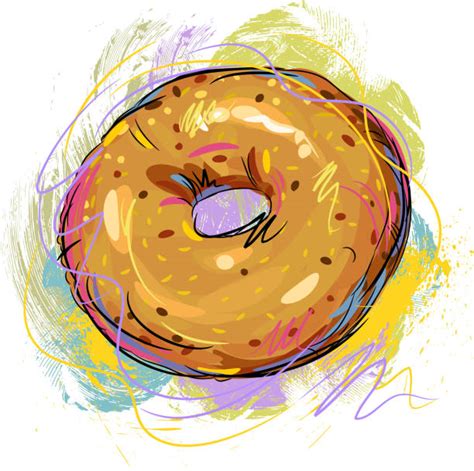 Royalty Free Bagel Clip Art, Vector Images & Illustrations - iStock