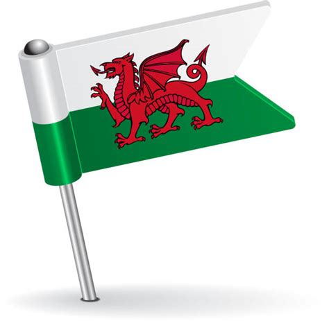 Welsh flag vector