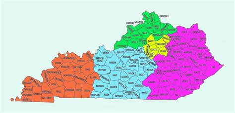 Kentucky Political Map