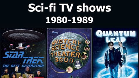 Sci-fi TV shows from the 1980s - YouTube