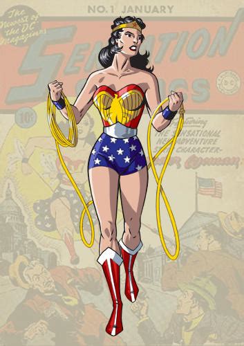 Golden Age Wonder Woman by trisaber on DeviantArt