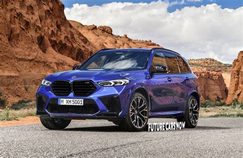 2023 BMW X5 M Facelift shows a new front fascia in rendering - Cars