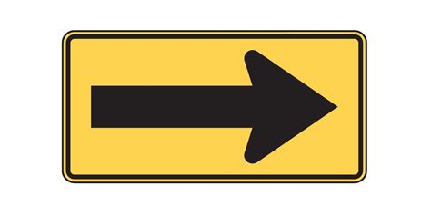 Road Signs Test - Large Arrow