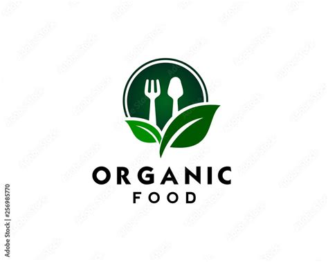 nature Organic food logo design inspiration Stock Vector | Adobe Stock