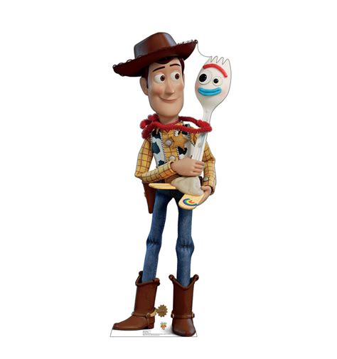 Woody and Forky - Life Size Toy Story 4 Cardboard Cutout