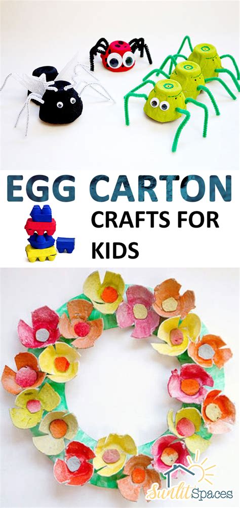 Egg Carton Crafts for Kids - Sunlit Spaces