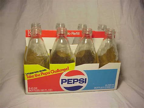 C1970s Pepsi Cola Pepsi 8 Pack of 10 ounce Soda Bottles with | Etsy