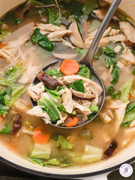 Chicken Vegetable Miso Soup - Belly Full