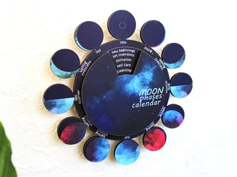 Moon's Magic Perpetual Calendar. Dorm Decor Boho Room Moon - Etsy