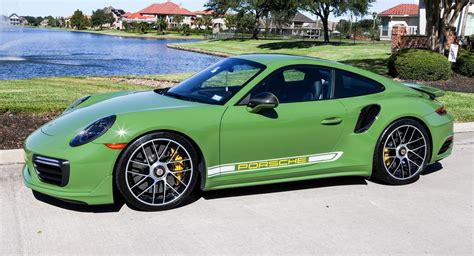 This Gorgeous Olive Green Porsche 911 Turbo S Just Sold For $205,000 ...