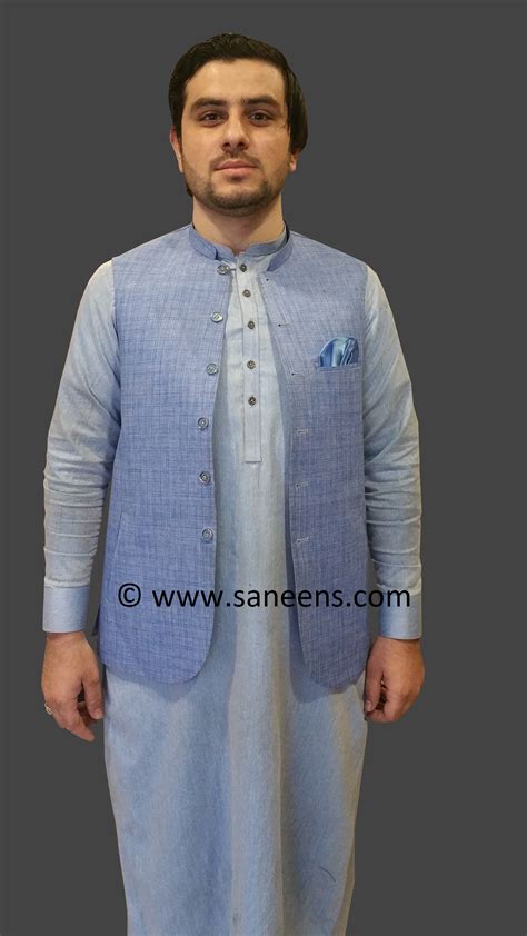 New afghan Men pashtun clothes with matching vest - Saneens Online Store