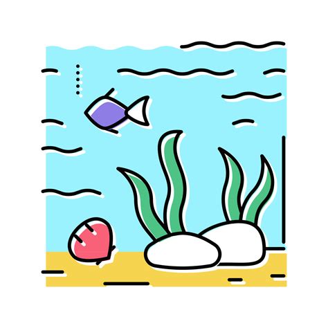 hydrosphere ecosystem color icon vector illustration 19594306 Vector ...