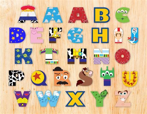 Abecedario Toy Story Png Clipart Alphabet Toy Story Letras Toy Story ...