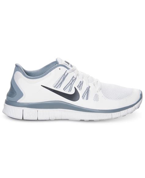 Nike Men'S Free 5.0+ Running Sneakers From Finish Line in White for Men ...