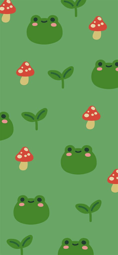 947 Wallpaper Green Frog - MyWeb